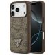 Guess 4G nauble Card Triange Case for iPhone 18 Pro / 17 Pro – brown