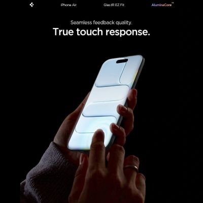 11. Spigen Glas.TR EZ Fit 2-pack tempered glass for iPhone 17 Air - transparent