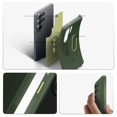 16. Spigen Nano Pop Mag MagSafe Case for Samsung Galaxy S26 Ultra - Green