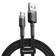 5. Baseus Cafule Cable durable nylon cable USB / micro USB 2A 3M black-gray (CAMKLF-HG1)