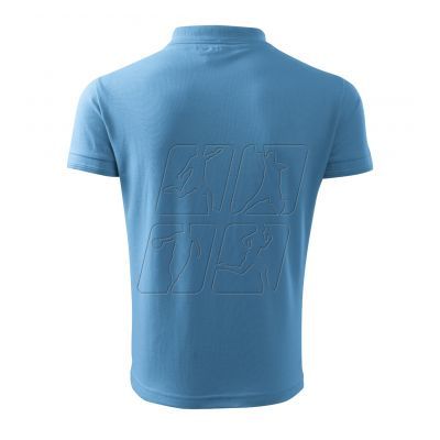 7. Malfini Pique Polo M MLI-20314 polo shirt (azure) 