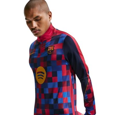 5. Nike FC Barcelona Strike Home Men's Jersey Blue and Red IQ1301 621