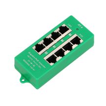 Extralink Gigabit PoE Injector 4 Port Active, 4 Gigabit 802.3at/af ports, Mode A