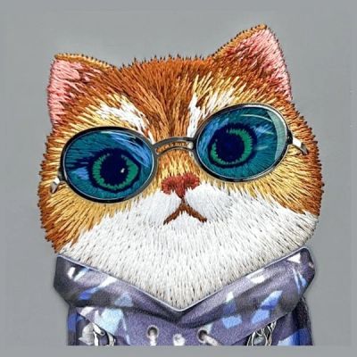 9. Nimmy Glasses Cool Cat iPhone 16 Case - Gray
