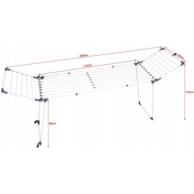 PROMIS EXTENDABLE LAUNDRY DRYER + 2 WINGS D