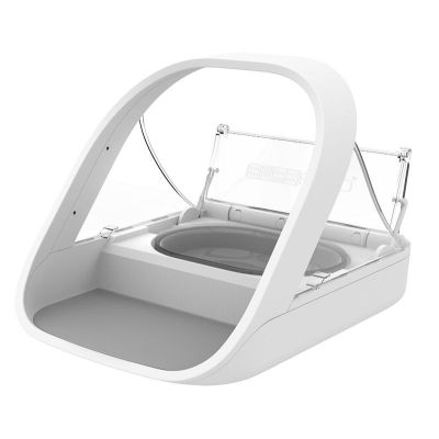 SureFlap MPF001 Dog or Cat Feeder/Water Plastic White Dog Automatic Pet Feeder