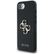 2. Guess PU Grained 4G Metal Logo case for iPhone 16e - black