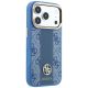 4. Guess 4G with Stripe Round and Classic Logos MagSafe Case for iPhone 17 Pro Max / 18 Pro Max - Blue