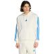 Men's adidas Essentials 3-Stripes French Terry Hoodie Cream KD4901