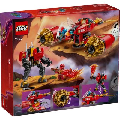 12. LEGO NINJAGO 71830 Kai's Storm Rider Mech