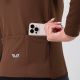 4. Rockbros YDWT006 TVI women's cycling jersey insulated autumn/winter S - brown