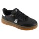 Skechers Duraleather Lace Up Snoop Cupsole Sneaker 251200-BKW Black 40