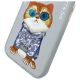 10. Nimmy Glasses Cool Cat iPhone 15 Case - Gray