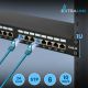 11. Patch panel Extralink EX.9830 (1U; cat. 5e; 24xRJ-45)