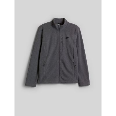 6. Regular men's fleece with stand-up collar 4F 4FRAW26TFLEM542-24M