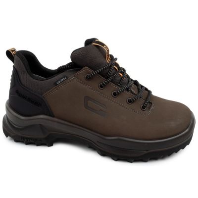 Grisport 480T Verde Scuro Men’s Leather Trekking Shoes with Gritex for Outdoor Activities