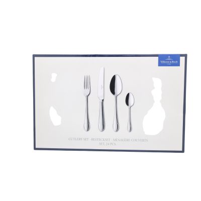 3. Villeroy & Boch 1263599037 24-piece cutlery set, stainless steel
