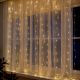 5. CHRISTMAS TREE LIGHTS LIGHT CASCADE WATERFALL OUTDOOR 200 LED WARM WHITE