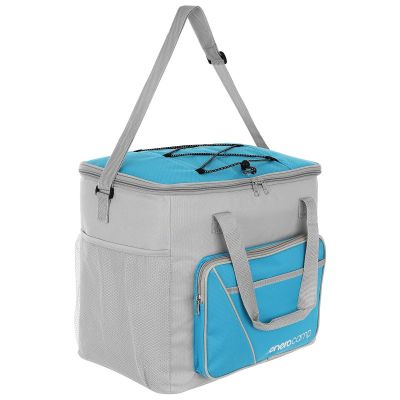 6. THERMAL BAG 36x25x33CM BLUE GREY 30L ENERO CAMP