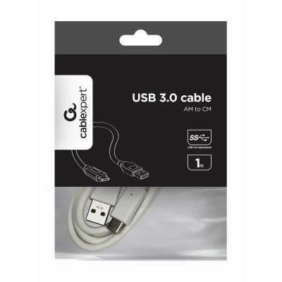 2. GEMBIRD CCP-USB3-AMCM-1M-W cable (USB type CM - USB 3.0 M; 1m; white)