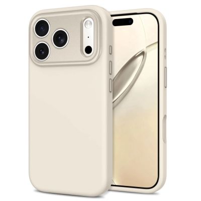 2. Tech-Protect Uniq MagSafe CC Case for iPhone 18 Pro Max / 17 Pro Max - Beige
