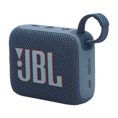 8. JBL GO 4 BLU portable Bluetooth speaker blue