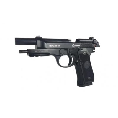 3. RANGER M92 FULL AUTO BLOWBACK air pistol, 4.5 BBs, 18 shots. KWC