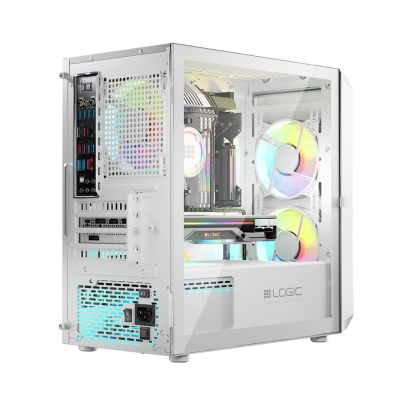 16. LOGIC HOUSING PORTOS ARGB MINI USB 3.0 WHITE