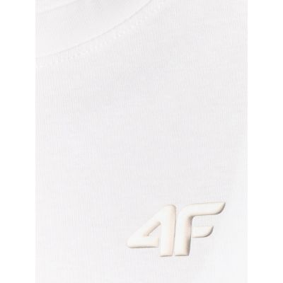 6. Girls' loose plain T-shirt 4F 4FJRSS26TTSHF3984-11S