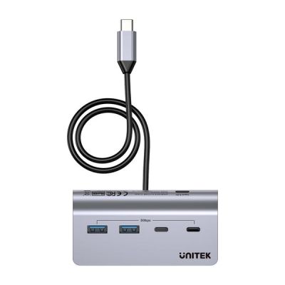 19. UNITEK ALUMINUM HUB USB-A/C 2X USBA 2X USBC 5GBP