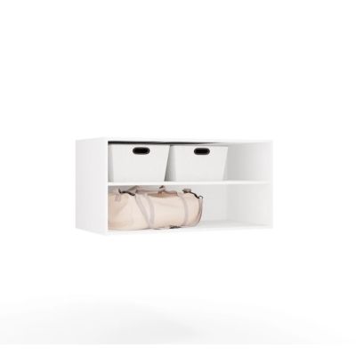 6. OPENO Modular Wardrobe SET 260/250 WHITE with Drawers, Rails and Shelves – Large, for the Bedroom