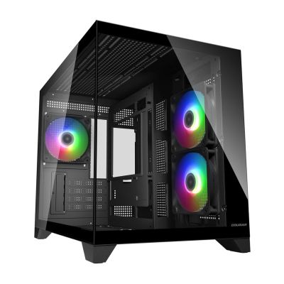 COUGAR CGR-2QA6B-RGB Mini Tower, Black