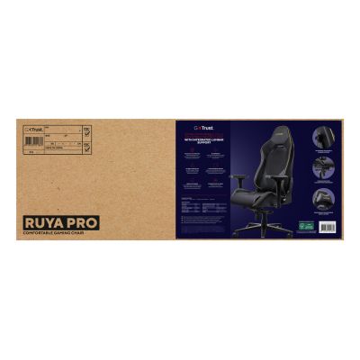 19. Trust GXT 721 Ruya Pro - High-quality, comfortable gaming chair (black)