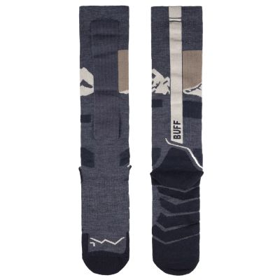 3. BUFF Merino Heavyweight Over The Calf Socks 138872779 Navy Blue 36-38