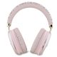 3. Guess GCube Metallic Script Logo Headphones - Pink