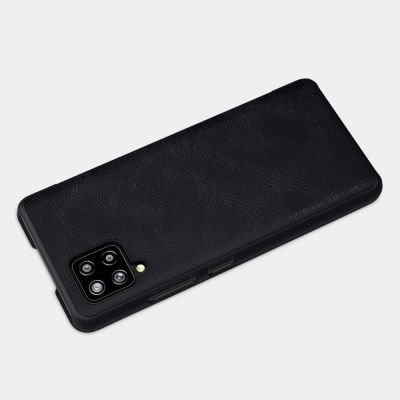 8. Nillkin Qin leather holster case for Samsung Galaxy A42 5G black