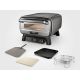 Ninja Artisan MO201EU Outdoor Electric Pizza Oven and Air Fryer Gray/Stainless Steel, 1760W, for pizzas up to approx. 30cm in diameter