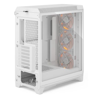 7. Fractal Meshify 3 White RGB TG Midi Tower Gaming case