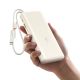 6. Baseus EnerFill FC41 20000mAh 100W Power Bank with Digital Display with Two Built-in USB-C Cables - Beige