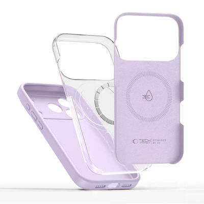 4. Tech-Protect Silicone MagSafe Case for iPhone 17 Pro Max - Purple