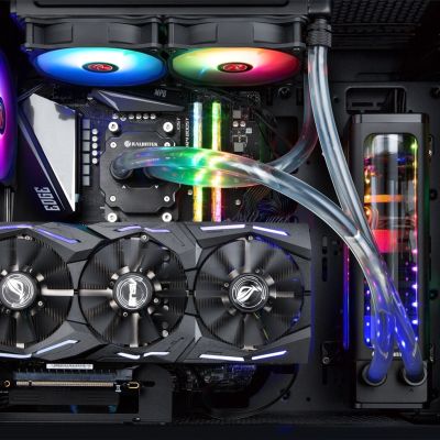 13. RAIJINTEK EOS 12 RBW ADD Motherboard, Processor Fan 12 cm Black, White 2 pcs.