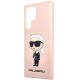 6. Karl Lagerfeld KLHCS23LSNIKBCP Sam S23 S918 Ultra hardcase pink/pink Silicone Ikonik