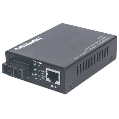 INTELLINET Single-Mode Gigabit Ethernet Media Converter 507349