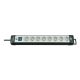 11. Brennenstuhl 1951580101 Regleta, 230 V, Negro y Gris Claro, 49 cm splitter 5 m 8 x network socket Indoor Black, Light Green