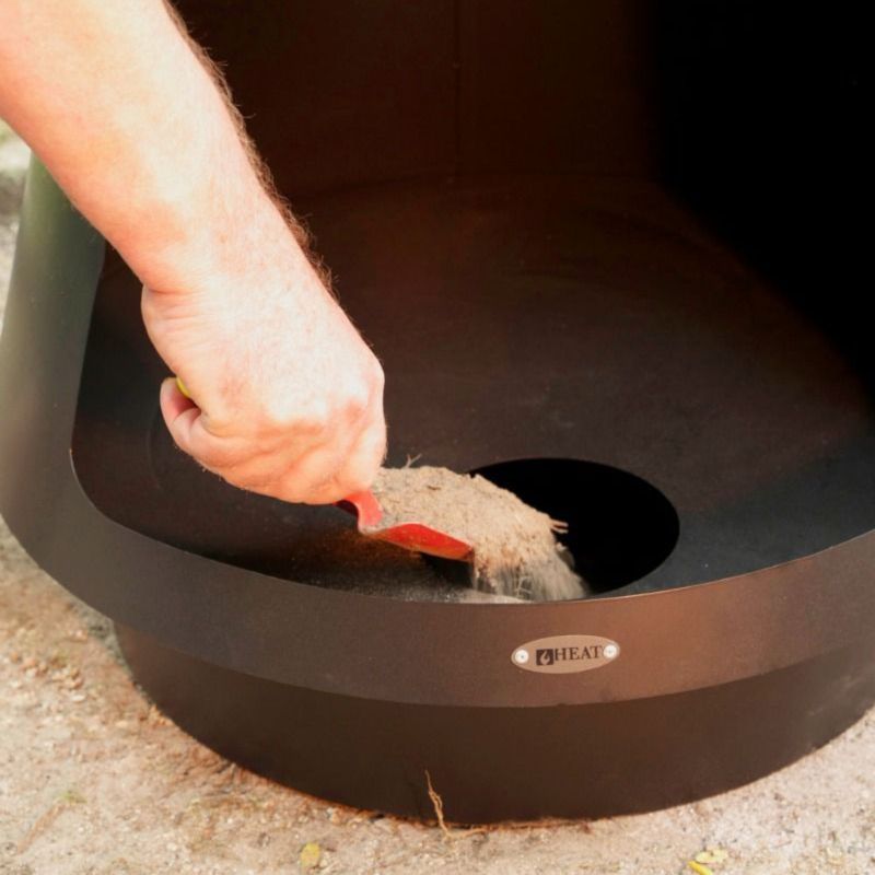 9. Heat LA Luz CH.002 garden fireplace