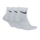 2. Nike Everyday Lightweight Ankle 3Pak M SX7677-100 socks
