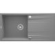 Single-bowl granite sink with drainer ZQE_S713 5907650874225