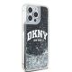 4. DKNY Liquid Glitter Big Logo Case for iPhone 15 Pro Max - Black