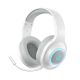 2. QCY Heroad V200 Tri-Mode Gaming Headphones with 7.1 Sound, 240h Battery, and Detachable Microphone - White