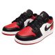 3. Air Jordan 1 Low GS Bred Toe shoes - 553560-612